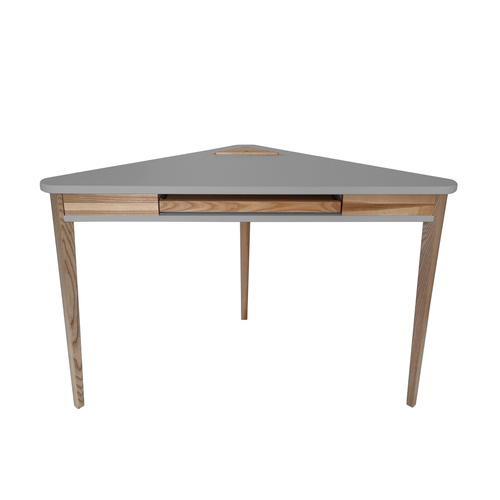 ASHME Corner Desk 114x85x85cm - Dark Grey